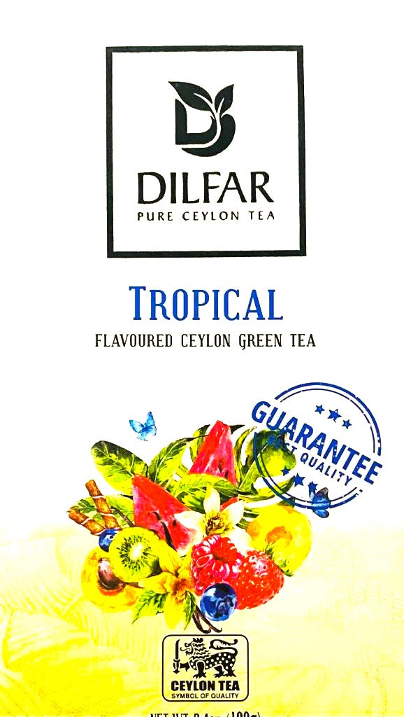 TROPICAL FLAVOURED CEYLON GREEN TEA